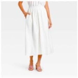 Erika & Company  Midi A-Line Flowy Skirt